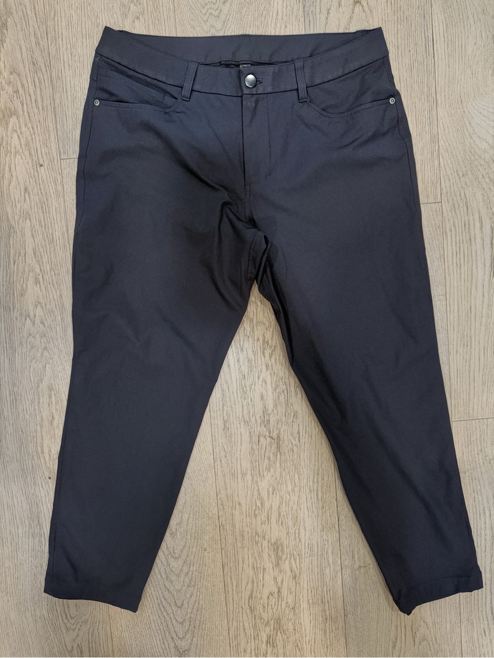 ABC Slim-Fit 5 Pocket Pant 28L Warpstreme Black Dress Active Casual Business